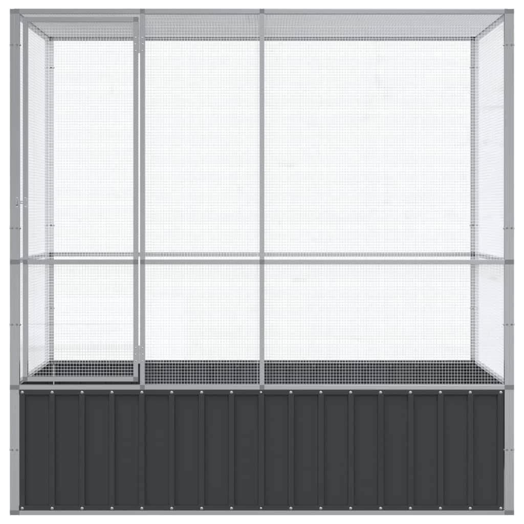 Silver Steel Aviary