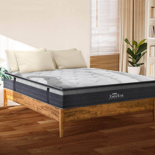 Simple Deal Euro Zone - Medium Firm Mattress Breathable Top Natural Latex Foam 36cm Thick Pocket Spring