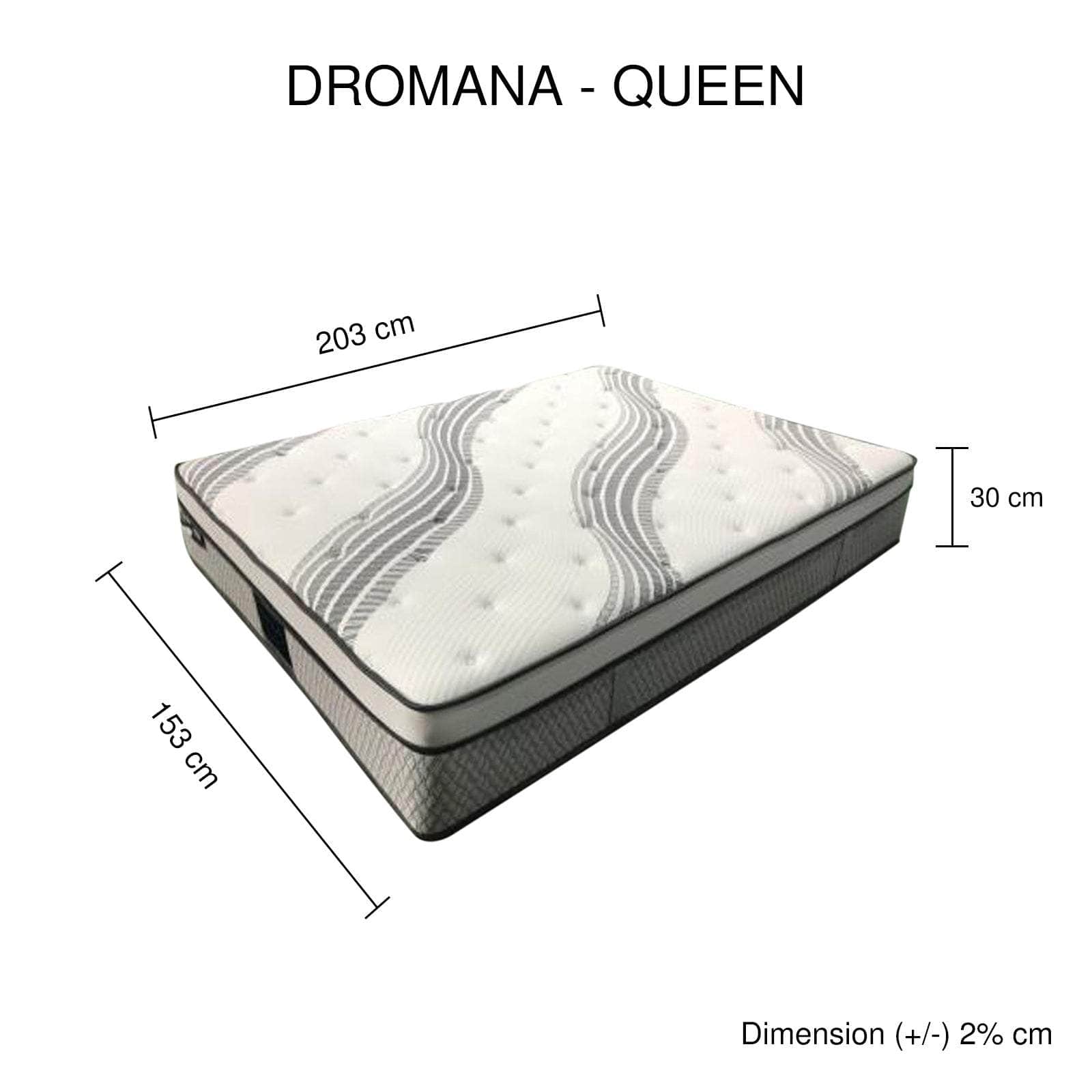 Simple Deals Bedroom Mattress Foam Top Queen Size