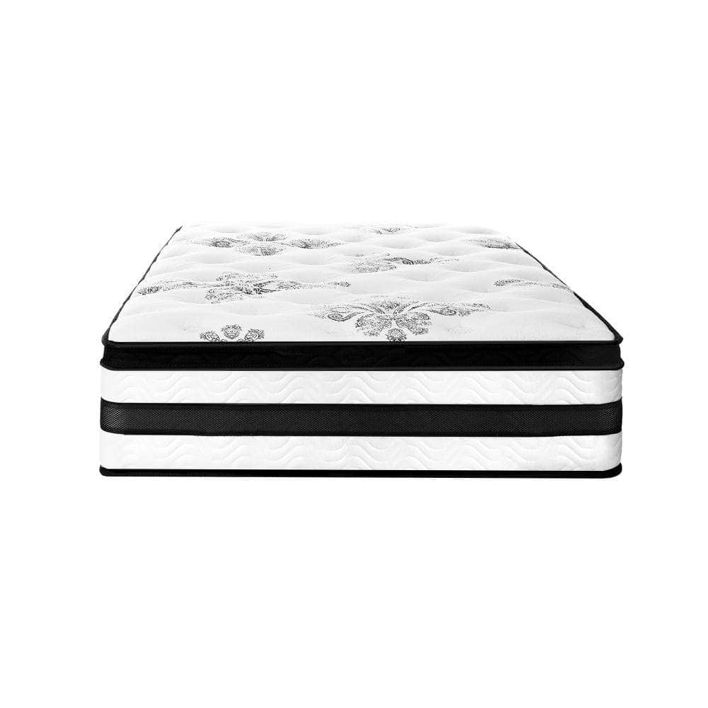 Simple Deals King Single Mattress Cool Gel Bed Medium Firm Mattress with Pocket Spring 34cm Thickness