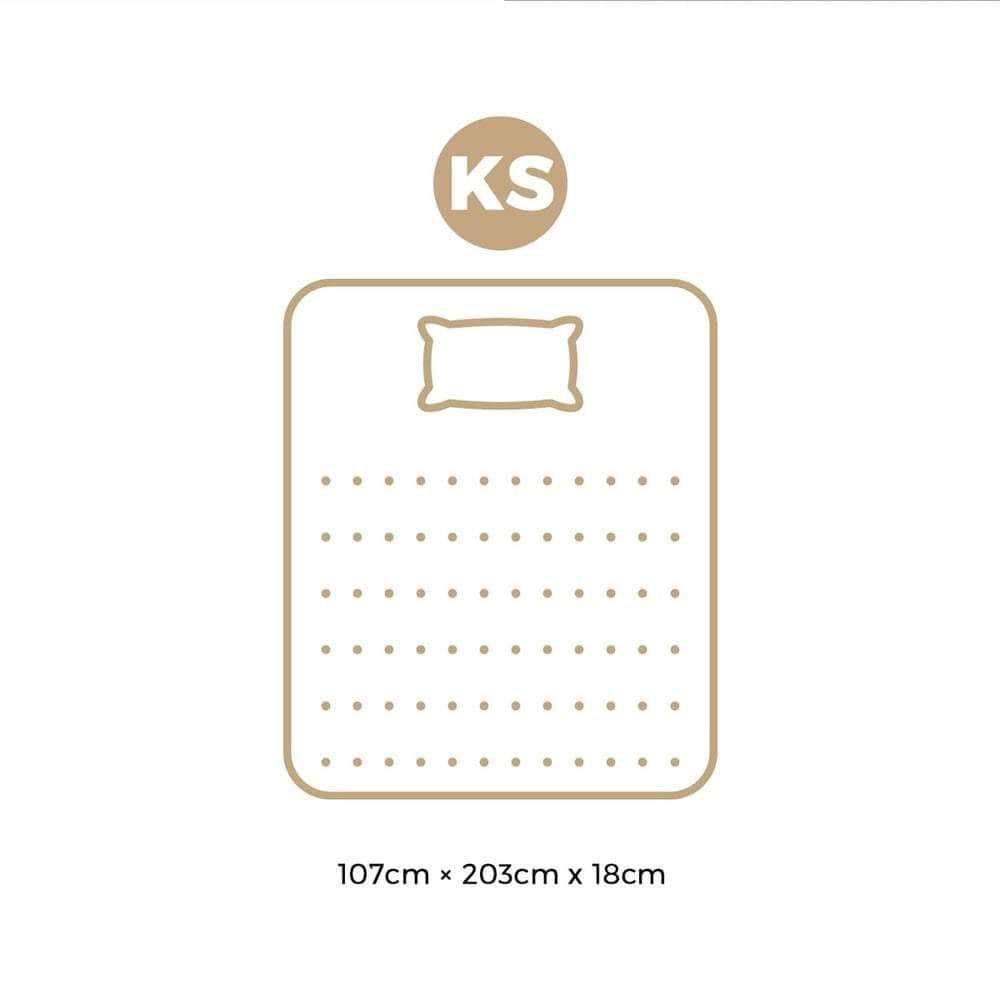 Simple Deals Mattress Breathable Luxury Bed Bonnell Spring Foam Medium 18cm D/Q/Ks/S