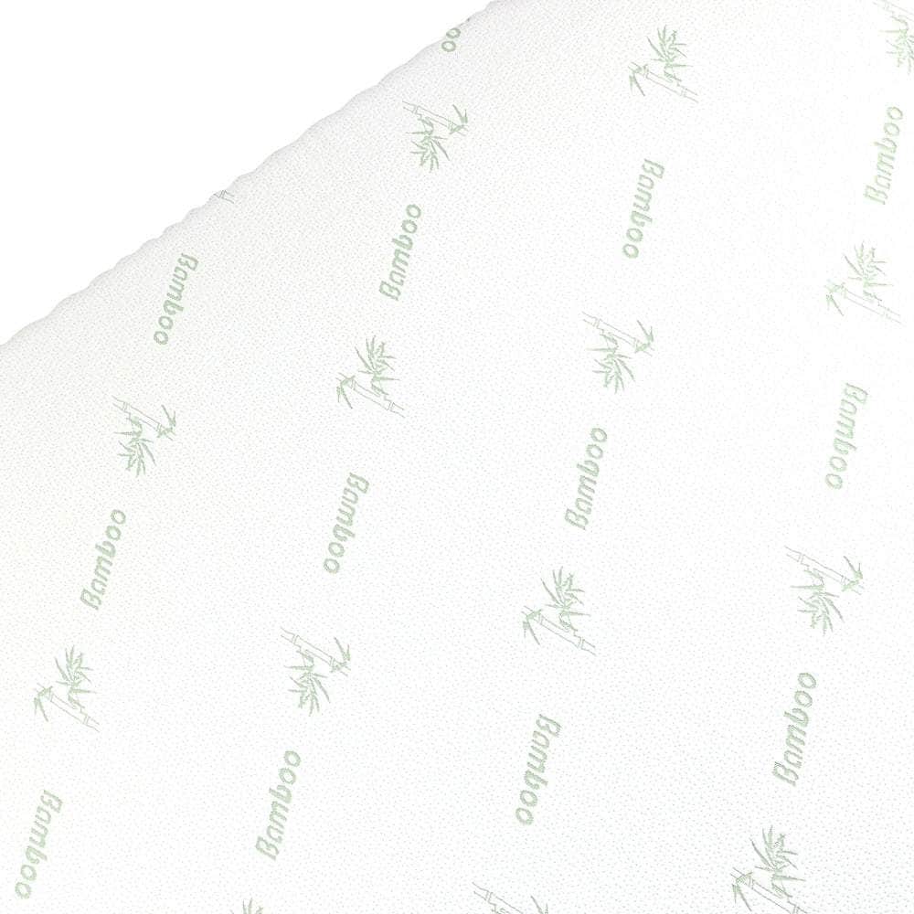 Simple Deals Memory Foam Mattress Topper Cool Gel Bed Bamboo Cover 7-Zone 5CM Queen/King