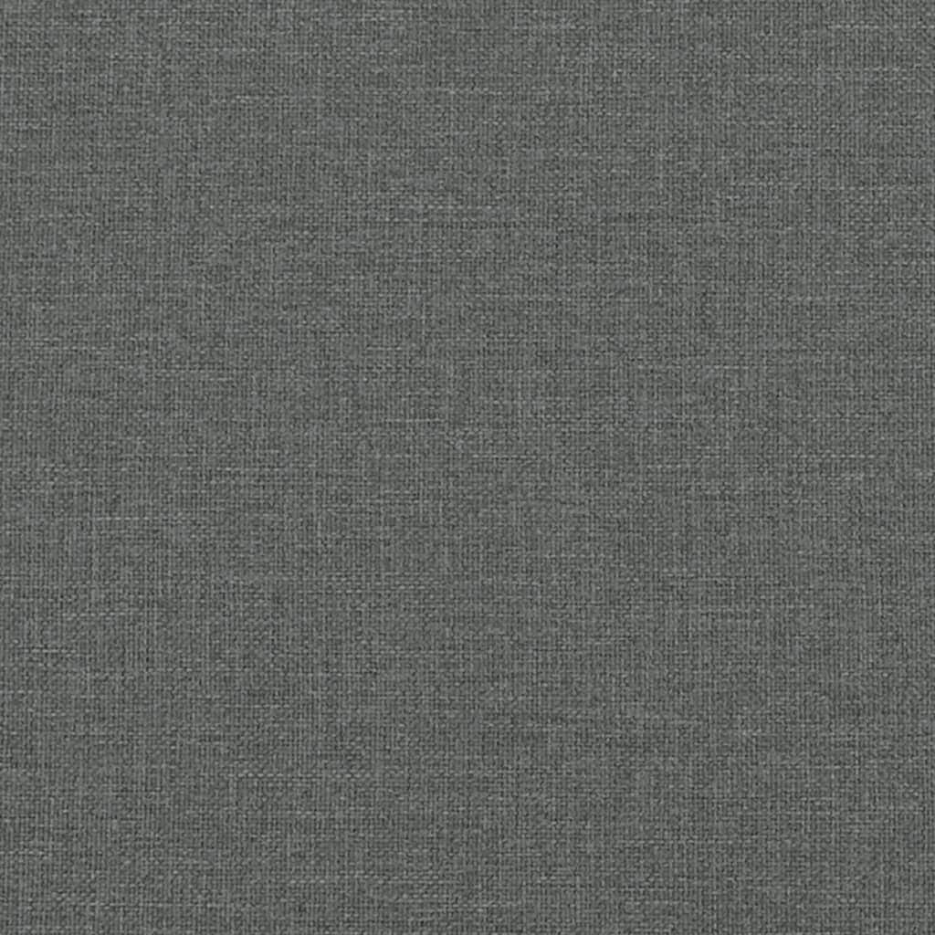 Single Daybed in Dark Grey with Trundle and Under-Bed Drawers
