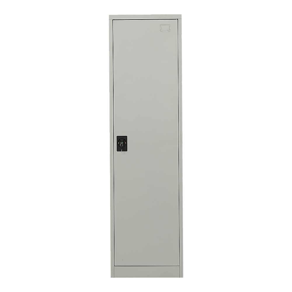 Single-Door Metal Tall Storage Cabinet For Home Office Or Gym