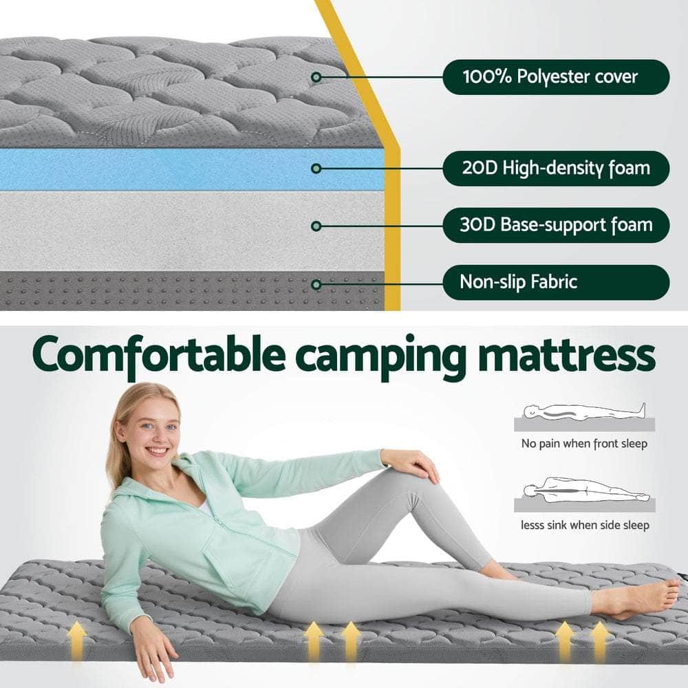 Single Foldable Mattress Camping Mat, Lightweight and Outdoor Camping