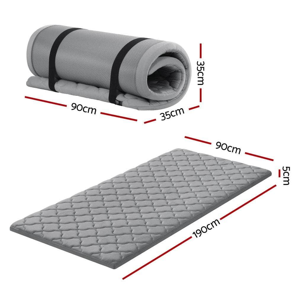 Single Foldable Mattress Camping Mat, Lightweight and Outdoor Camping