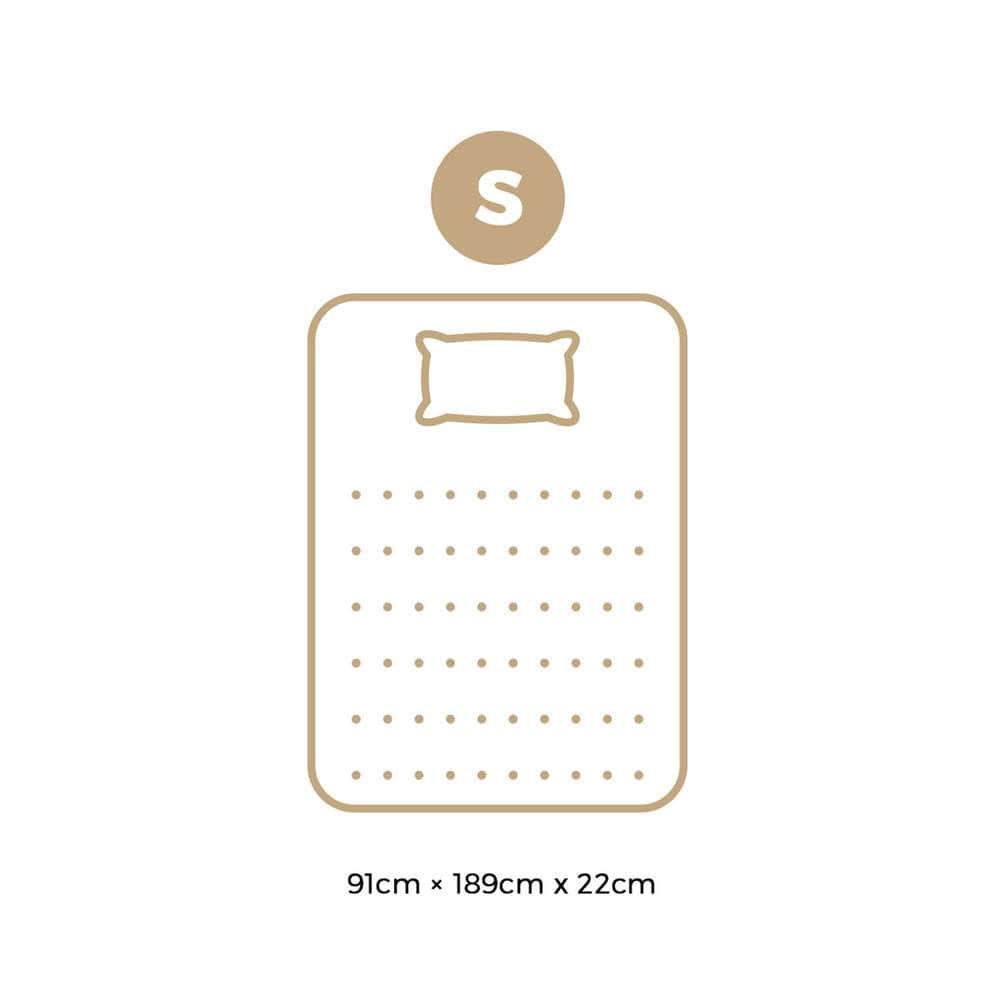 Single Mattress 22CM Cool Gel Foam Bonnell Spring with Pillow