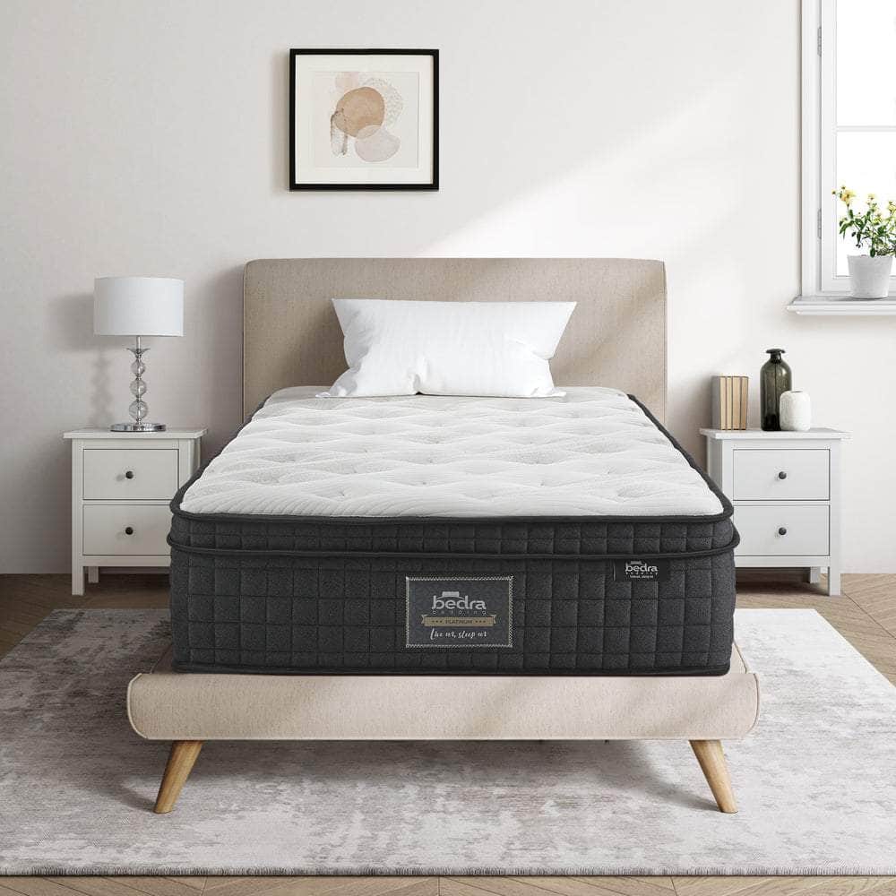 Single Mattress Cool Gel Foam Pocket Spring 34CM with Pillow