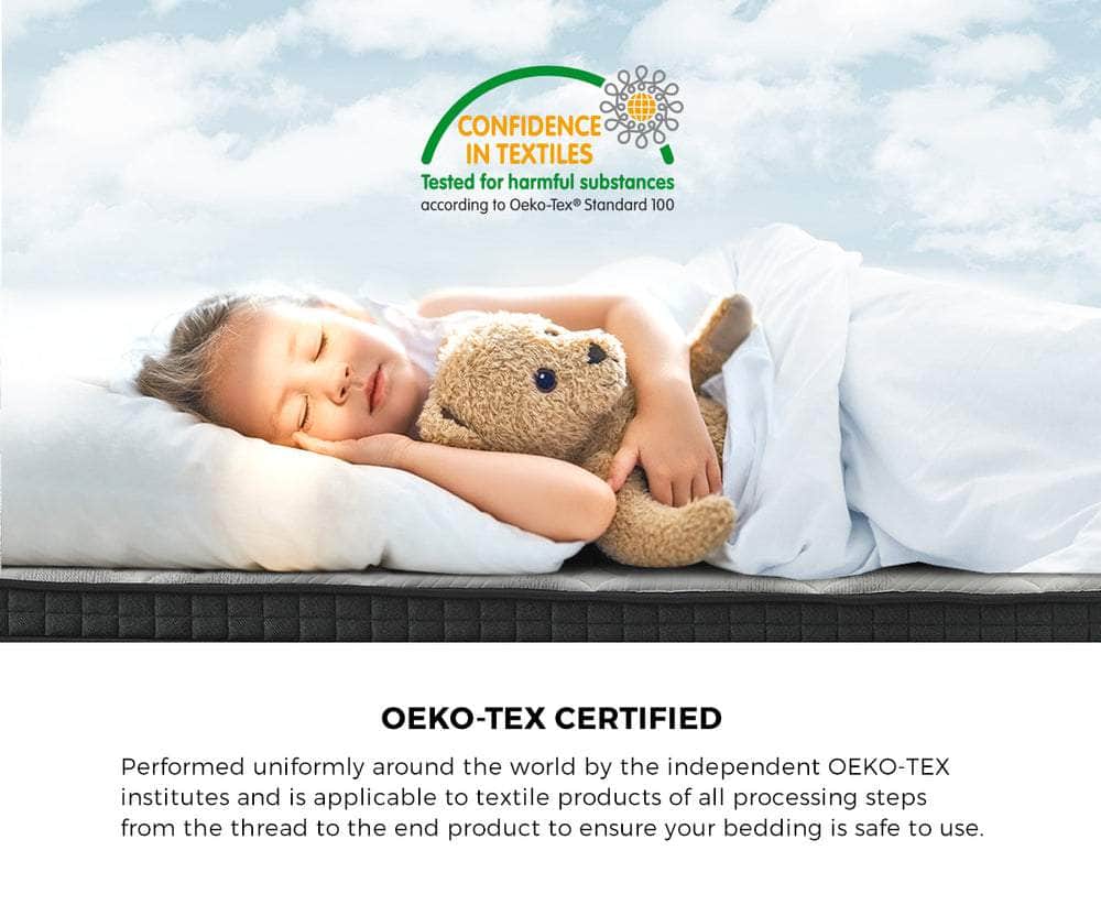 Single Mattress Cool Gel Foam Pocket Spring 34CM with Pillow