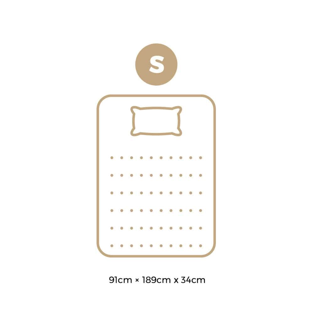 Single Mattress Cool Gel Foam Pocket Spring 34CM with Pillow