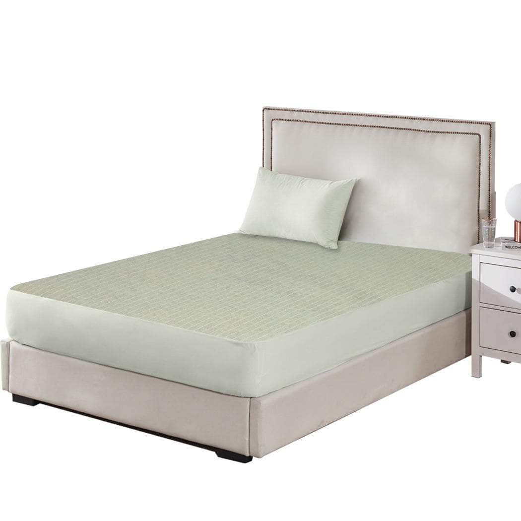 Single Mattress Protector Pillowcases Single Grey