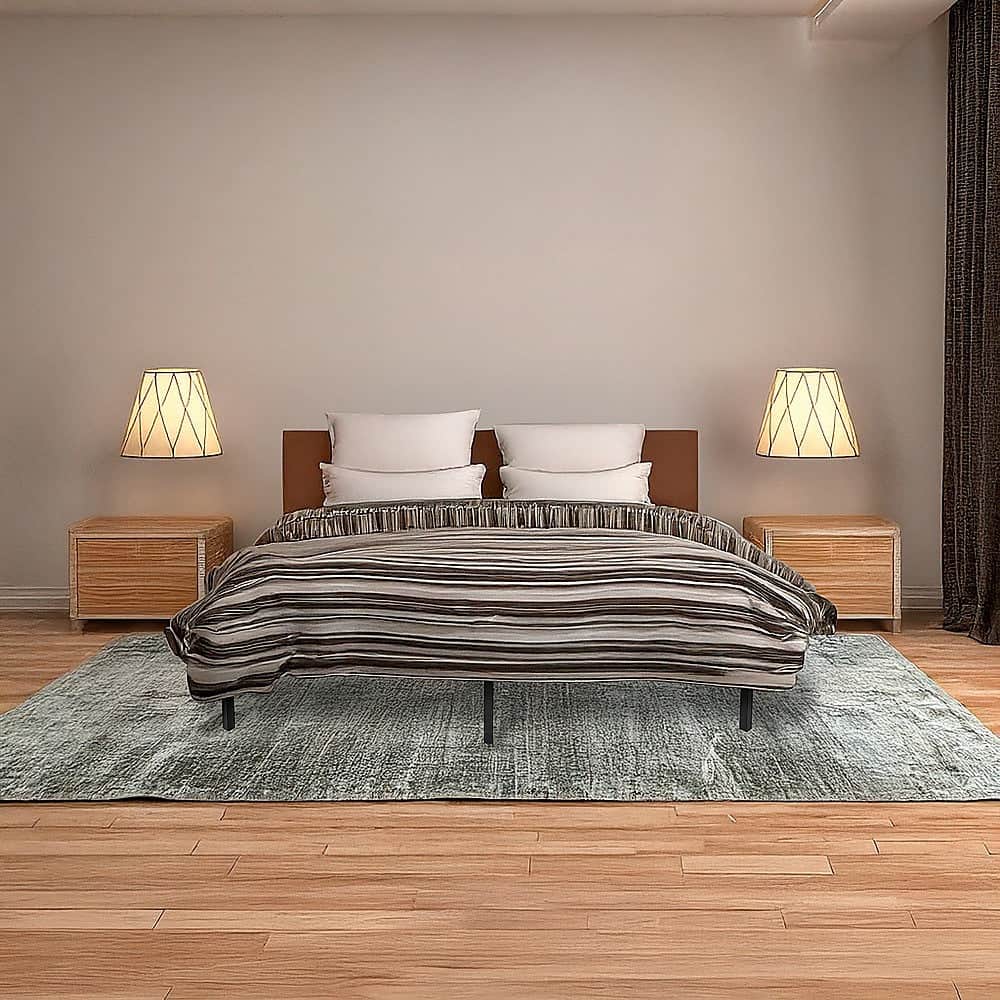 Single Metal Bed Frame Storage Design For Bedroom