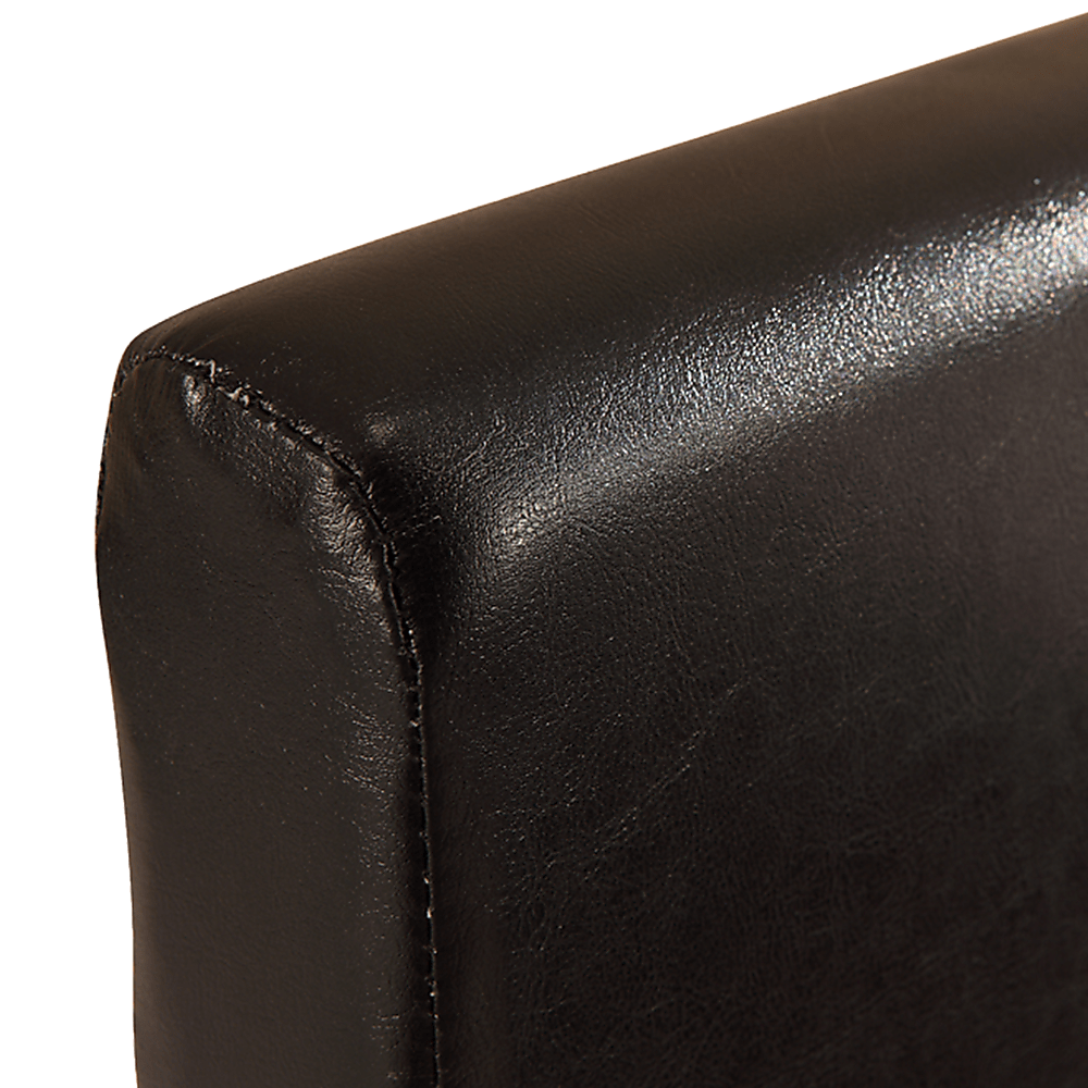 Single Pu Leather Bed Frame Black