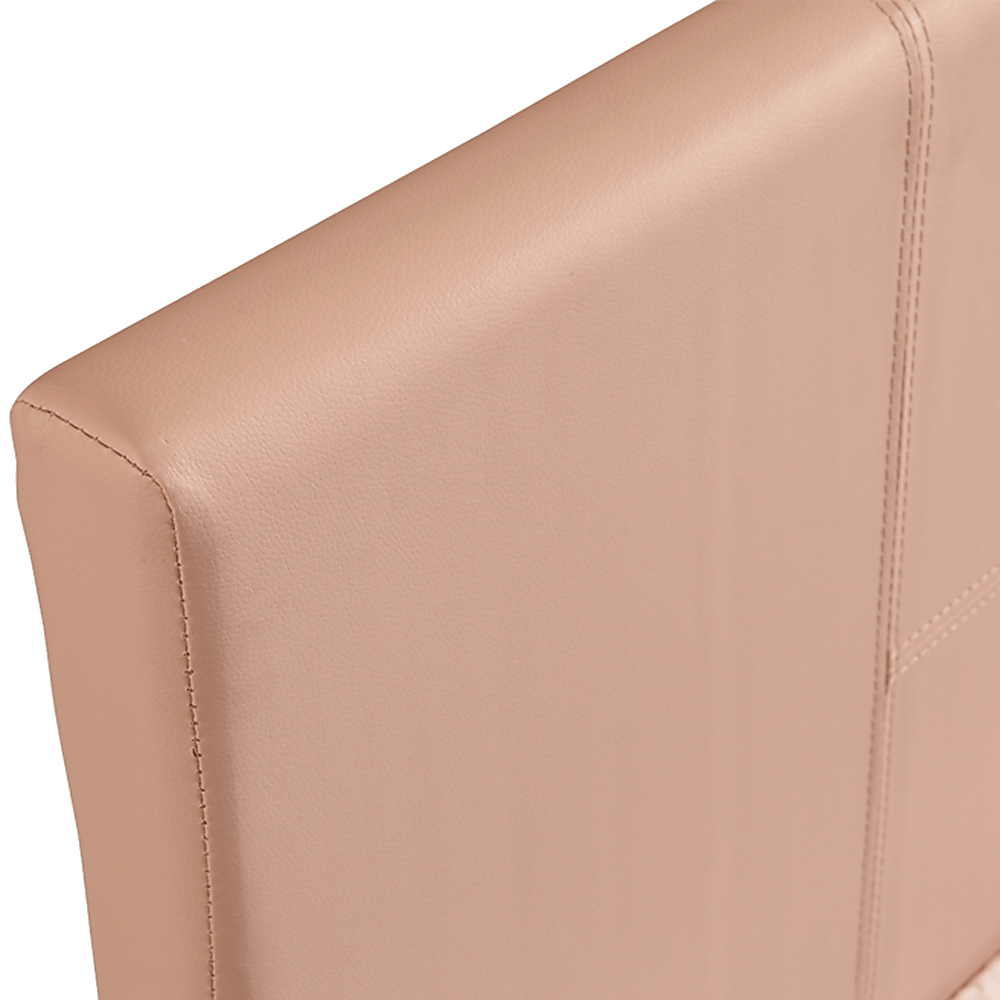 Single Pu Leather Bed Frame Pink