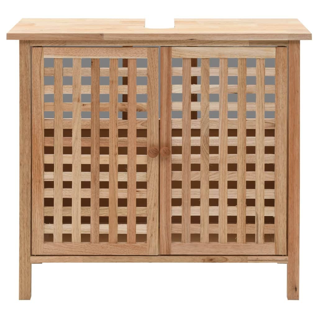 Sink Cabinet Solid Walnut Wood