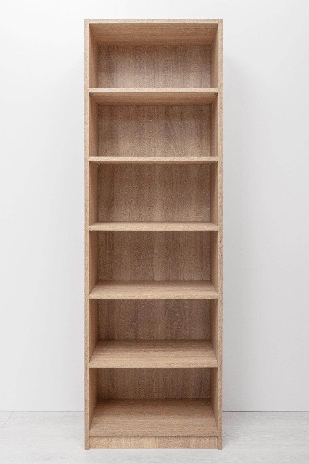 Six Shelf Build In Wardrobe - Nordic Ash/Oak
