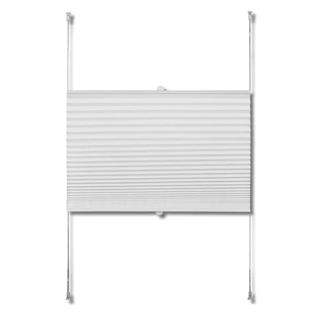 SL Plisse Blind White Pleated Blind