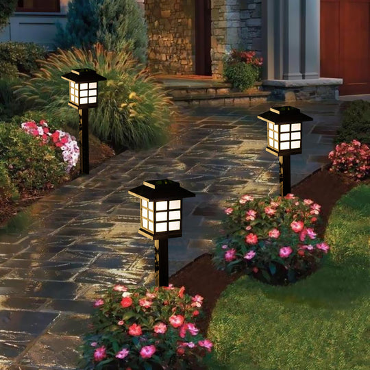 6x LED Solar Power Garden Lights - Landscape Path Lawn Yard