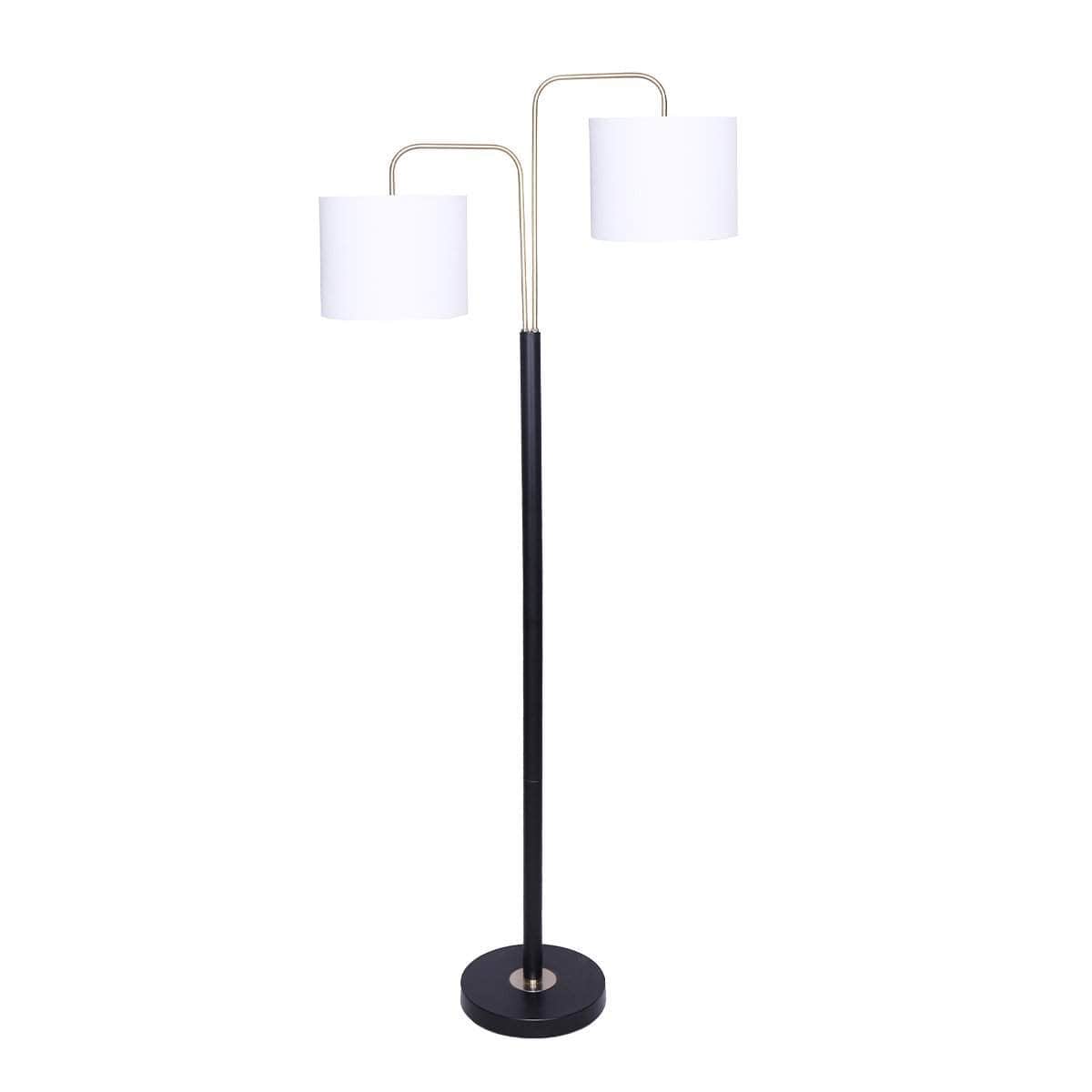Sleek and Stylish: Black Metal Task Floor Lamp