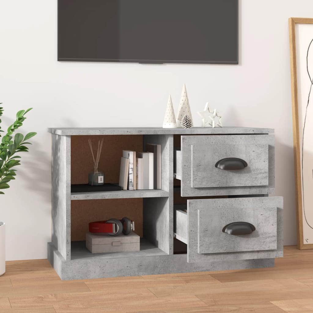Sleek and Stylish Engineered Wood TV Stand in White Finish
