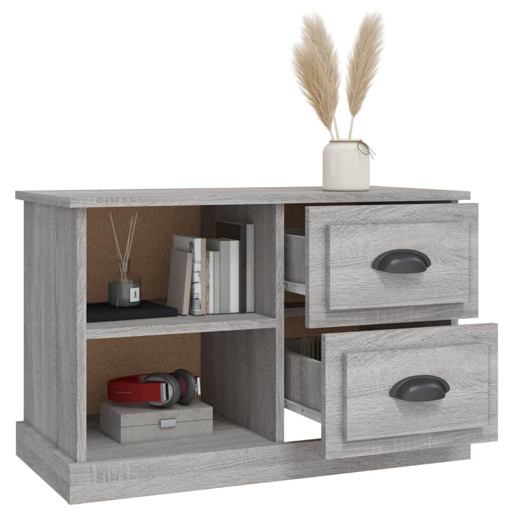 Sleek and Stylish Engineered Wood TV Stand in White Finish
