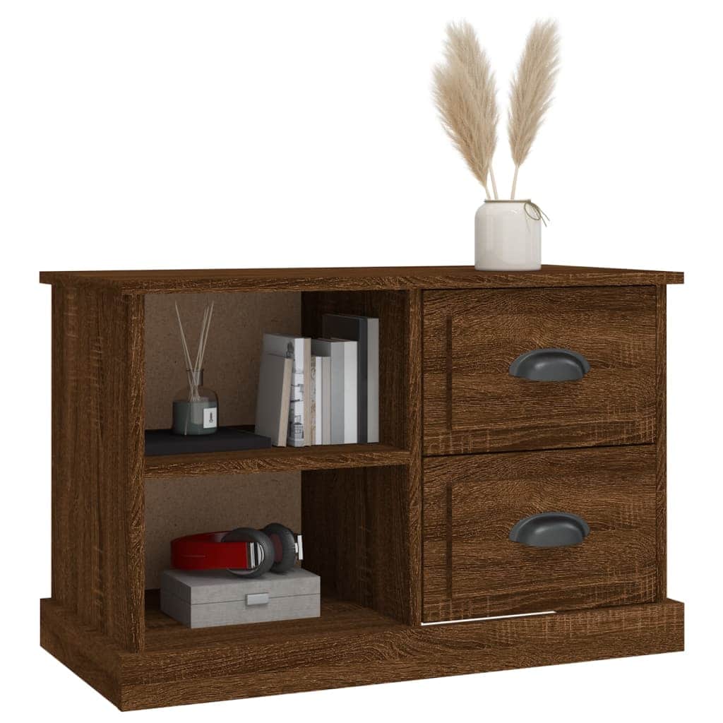 Sleek and Stylish Engineered Wood TV Stand in White Finish