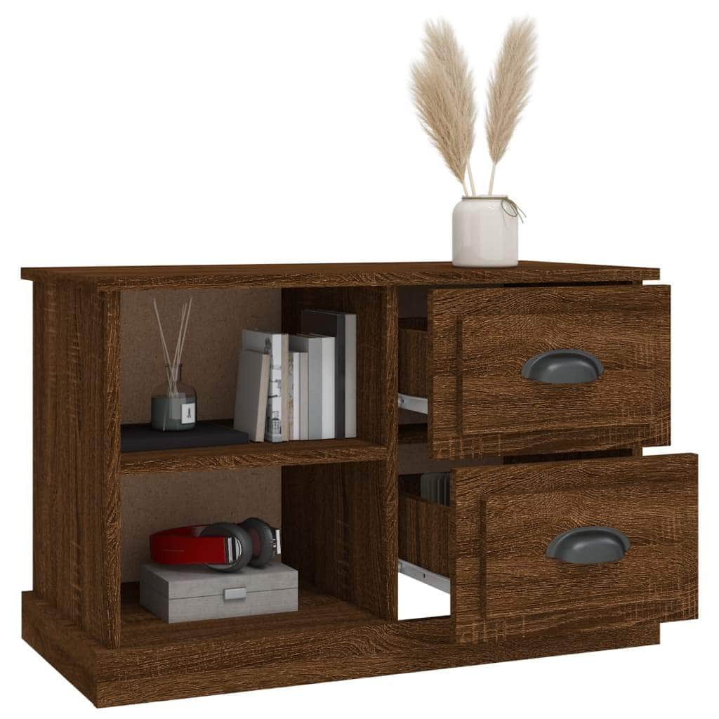 Sleek and Stylish Engineered Wood TV Stand in White Finish