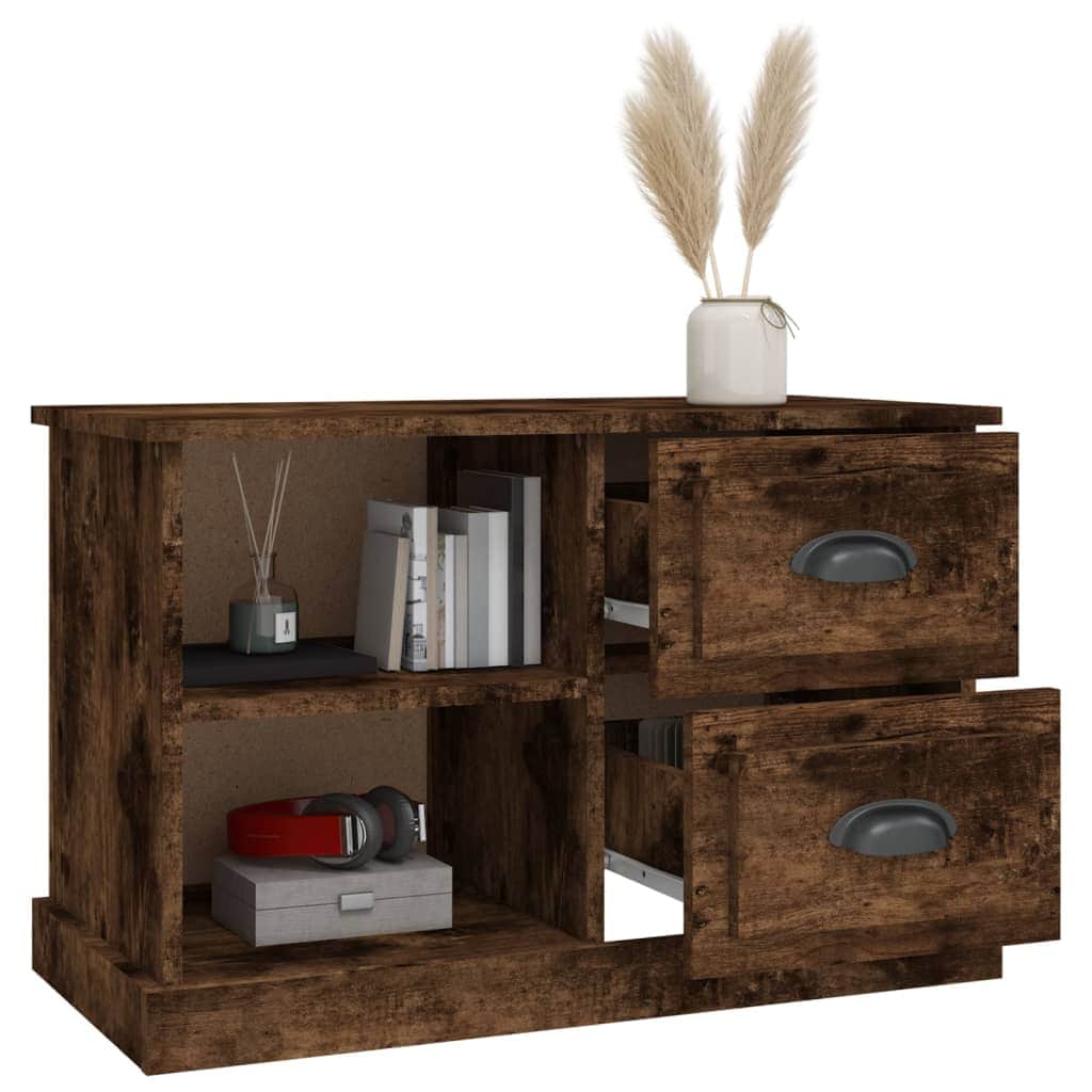 Sleek and Stylish Engineered Wood TV Stand in White Finish