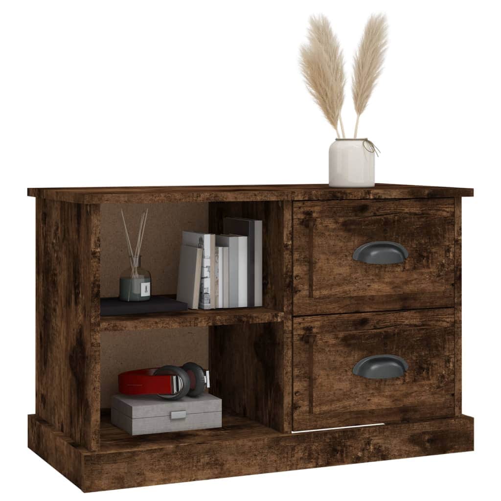 Sleek and Stylish Engineered Wood TV Stand in White Finish