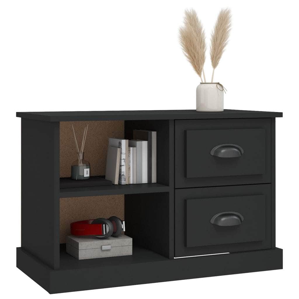 Sleek and Stylish Engineered Wood TV Stand in White Finish