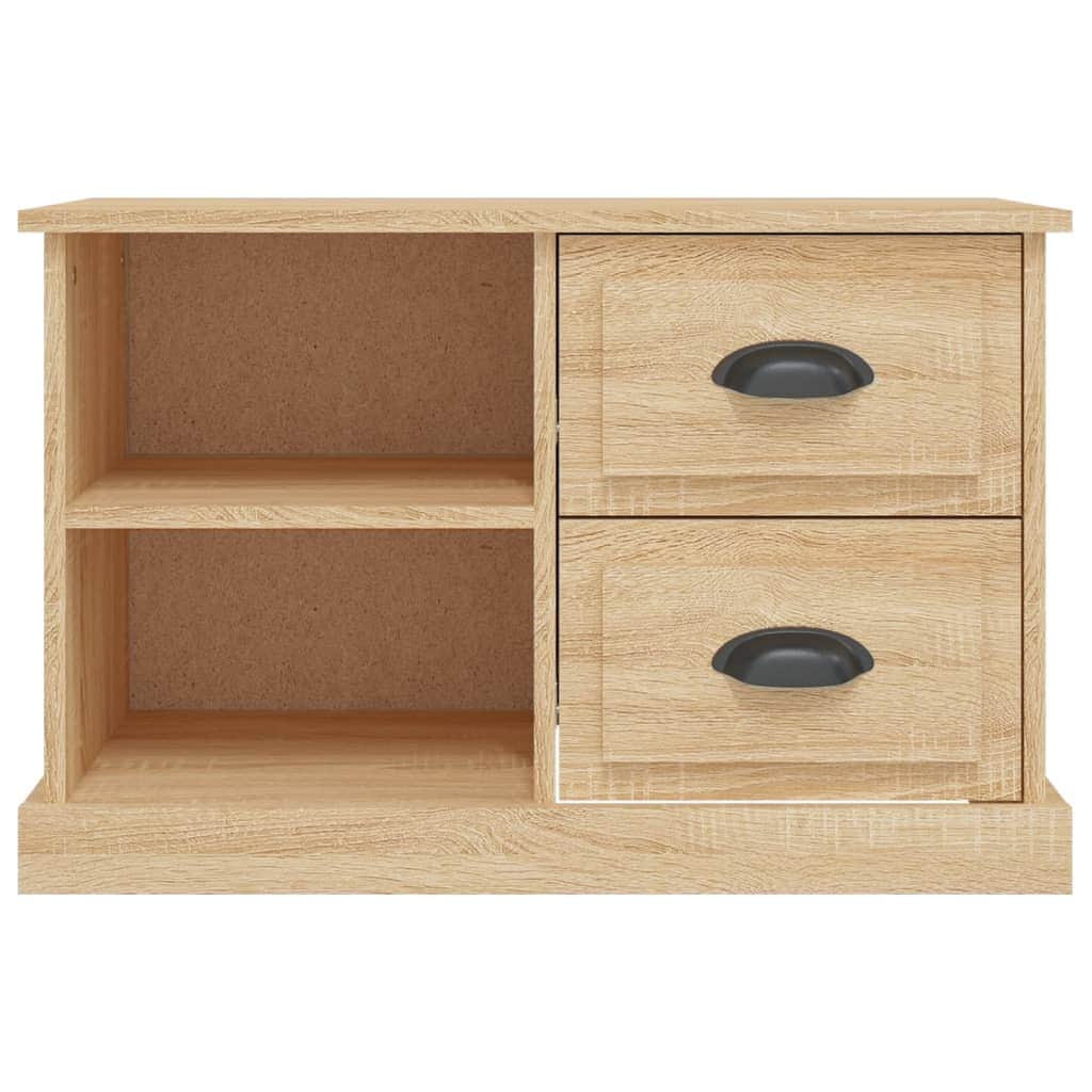 Sleek and Stylish Engineered Wood TV Stand in White Finish