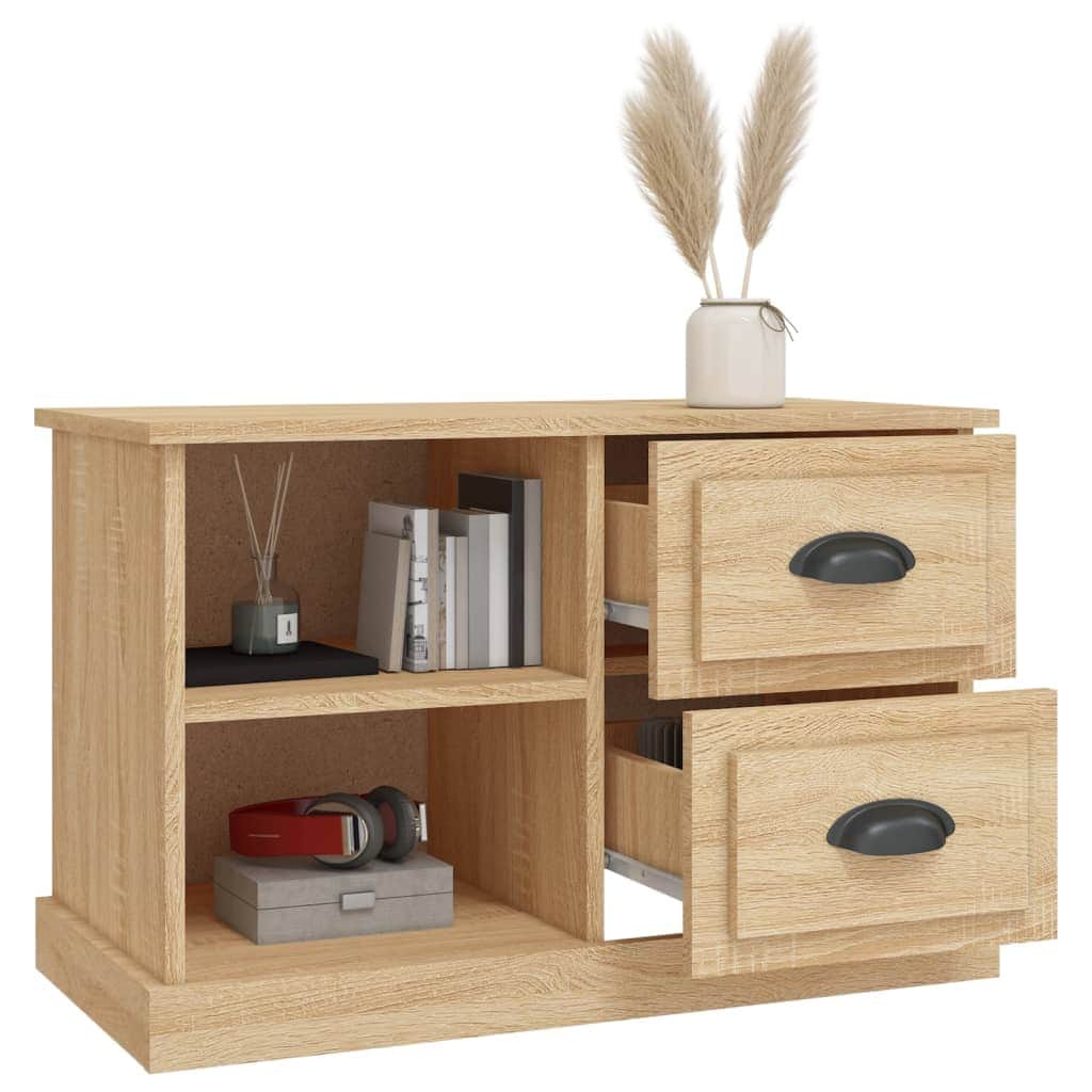 Sleek and Stylish Engineered Wood TV Stand in White Finish