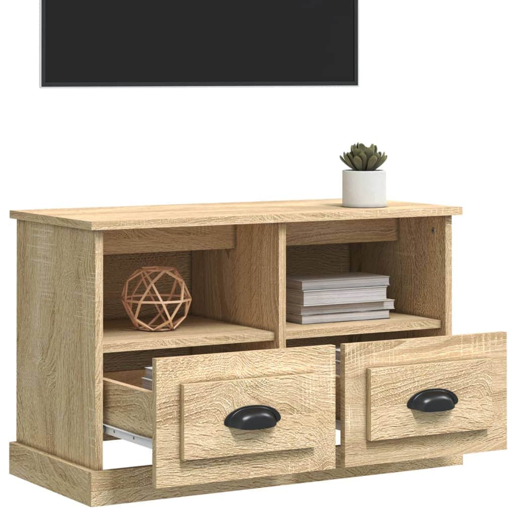 Sleek and Stylish: Modern White Engineered Wood TV Cabinet