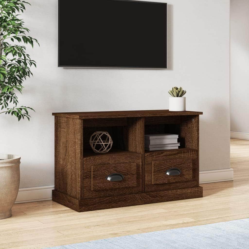 Sleek and Stylish: Modern White Engineered Wood TV Cabinet