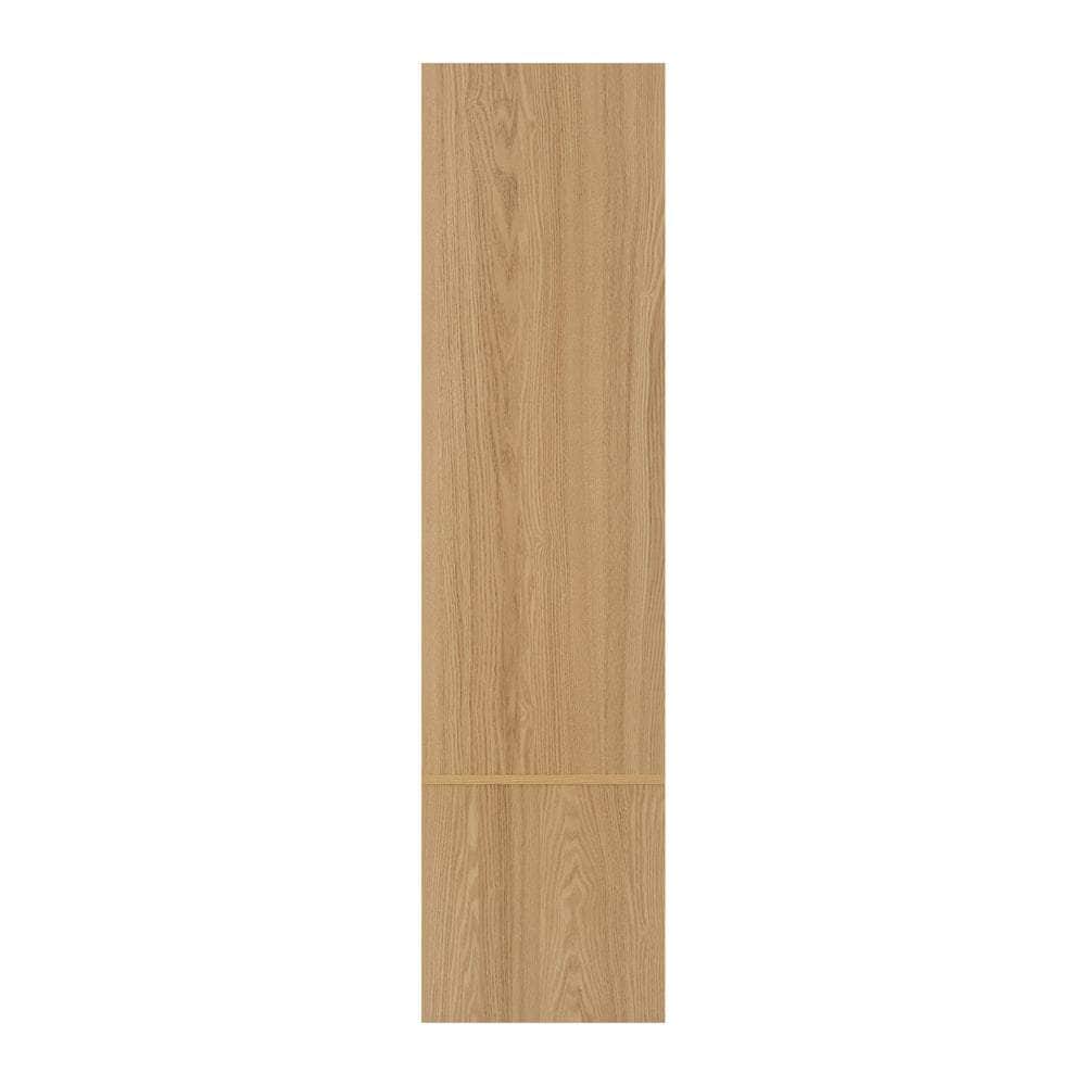 Sleek Open Wardrobe 2 Shelves Hanging Rail Natural/Black