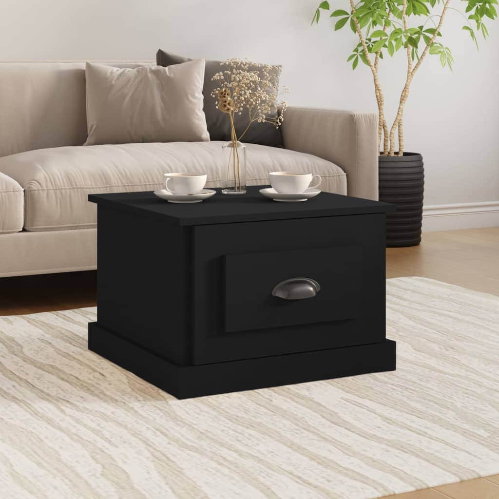 Sleek Simplicity: White Engineered Wood Coffee Table for Modern Living