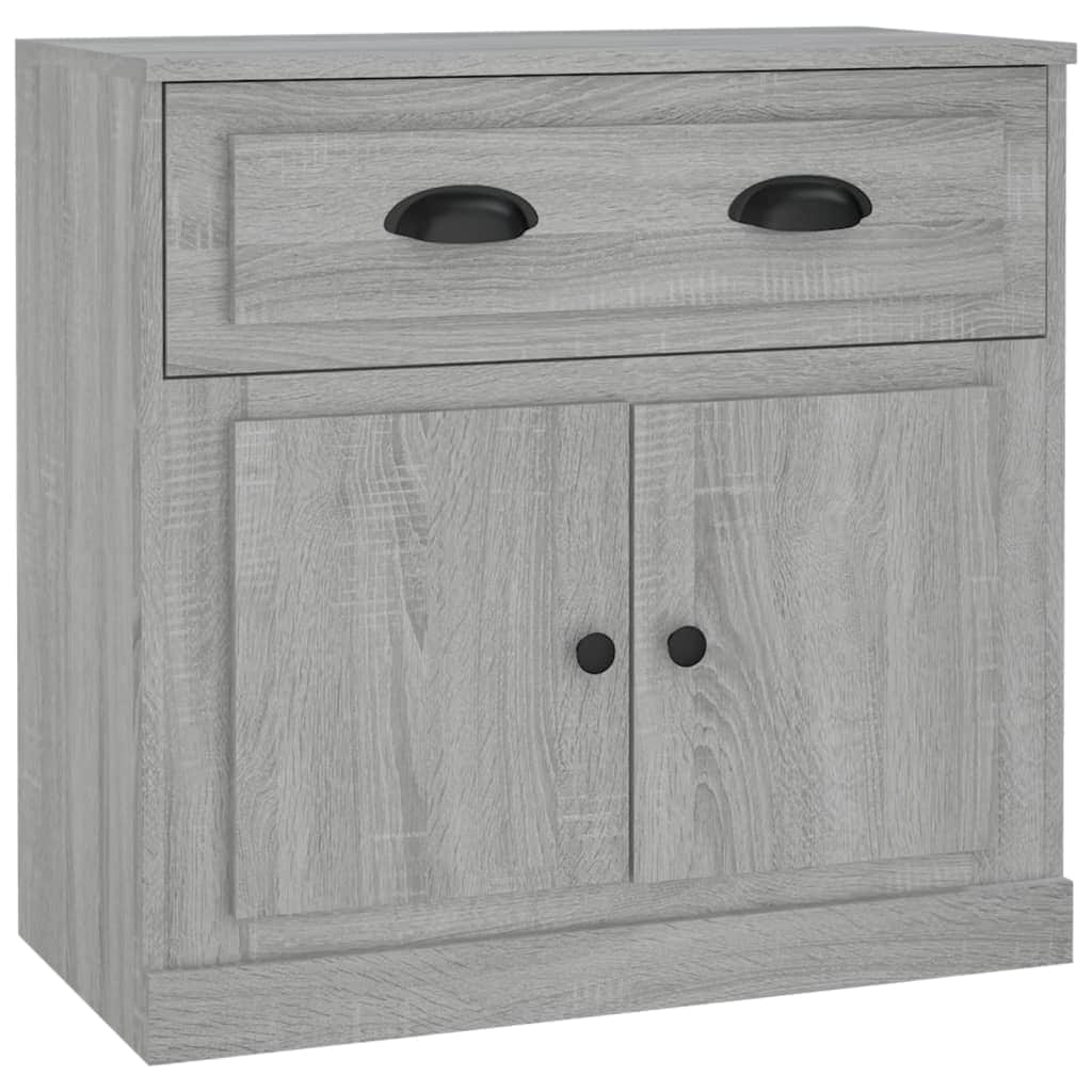 Sleek White Engineered Wood Sideboard