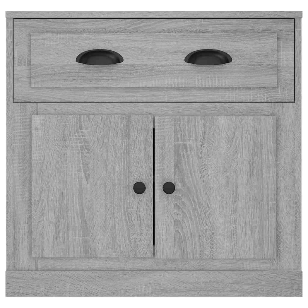 Sleek White Engineered Wood Sideboard