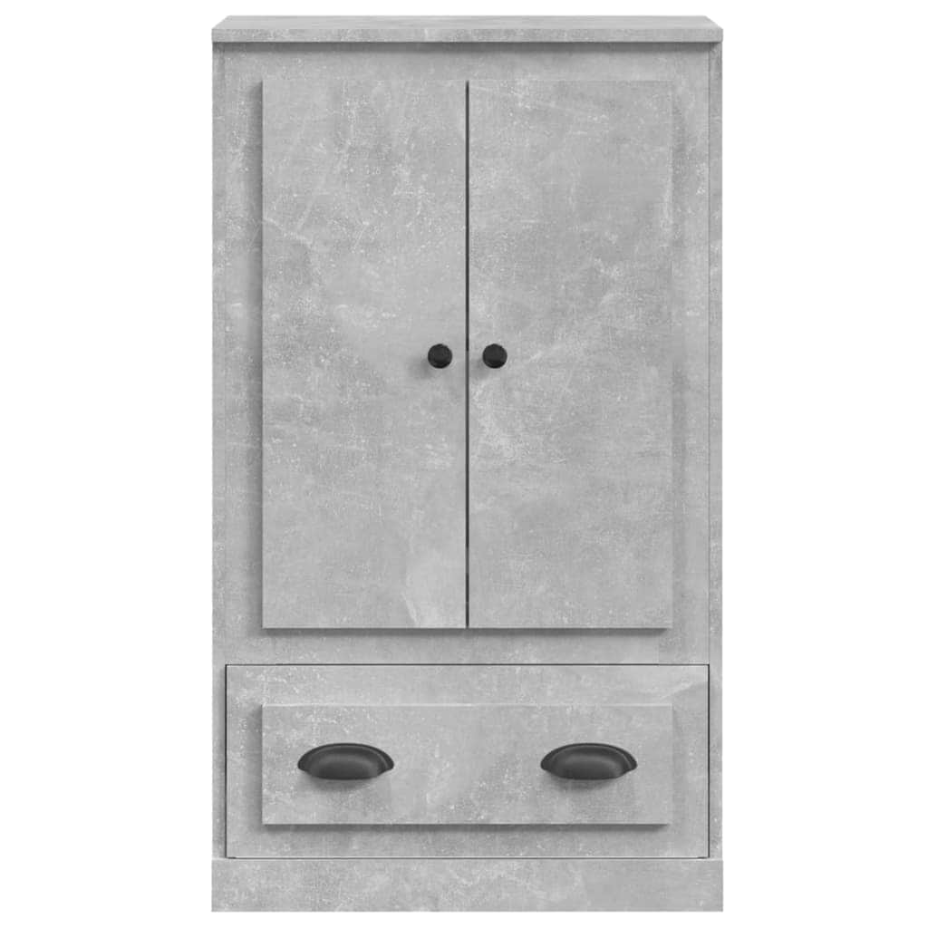 Sleek White Highboard in Engineered Wood