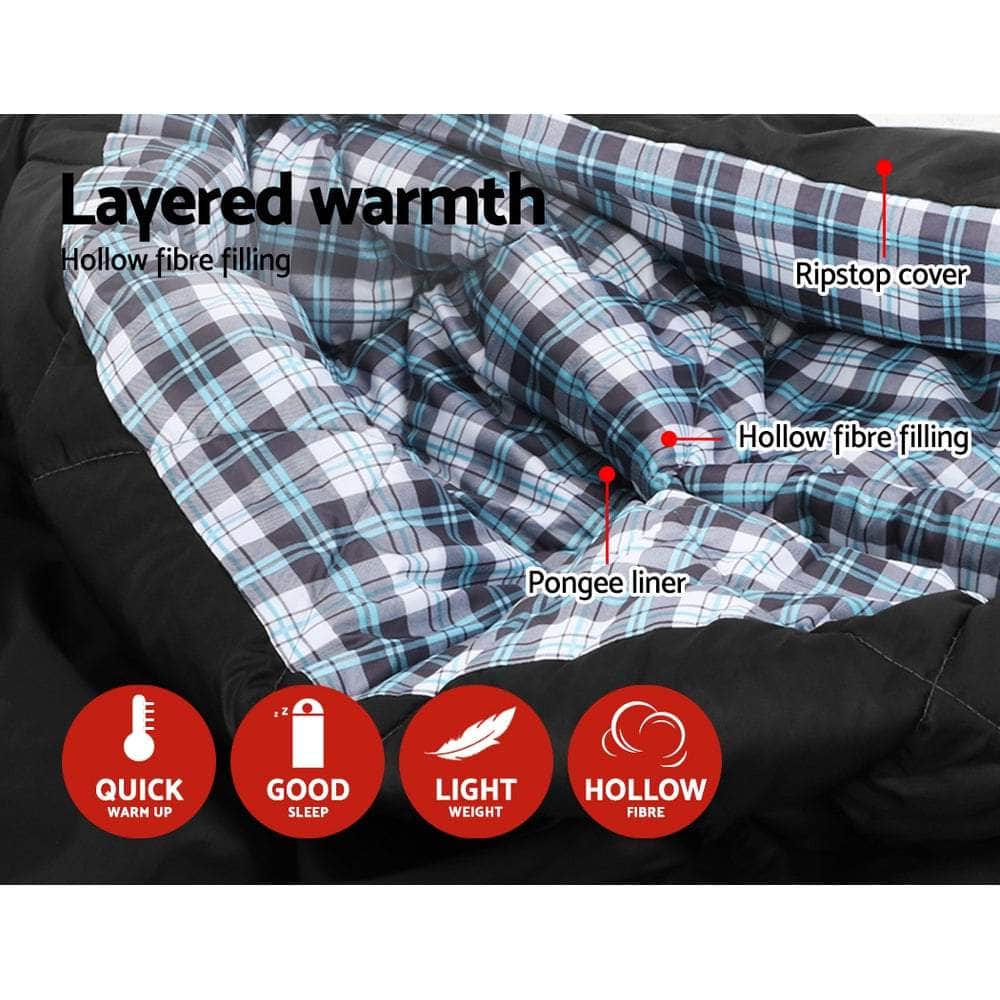 Sleeping Bag Camping Hiking Tent Outdoor Comfort 5 Degree