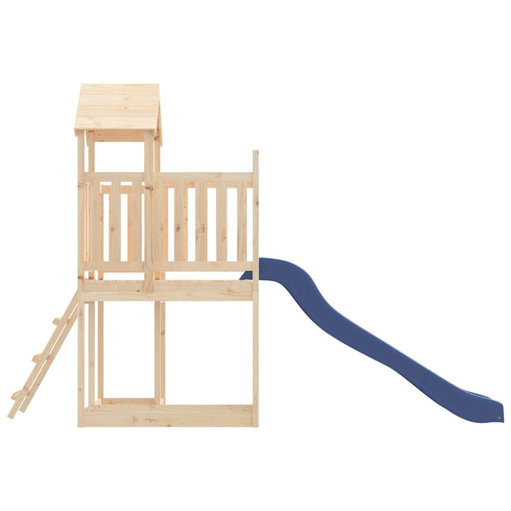 Slide 'n' Hide: A Rustic Pine Playhouse Adventure