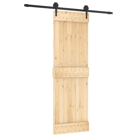 Sliding Door with Hardware Set  Solid Wood Pine