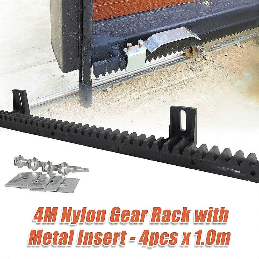 Sliding Gate Hardware Accessories Kit - 4M Gear Rack Track