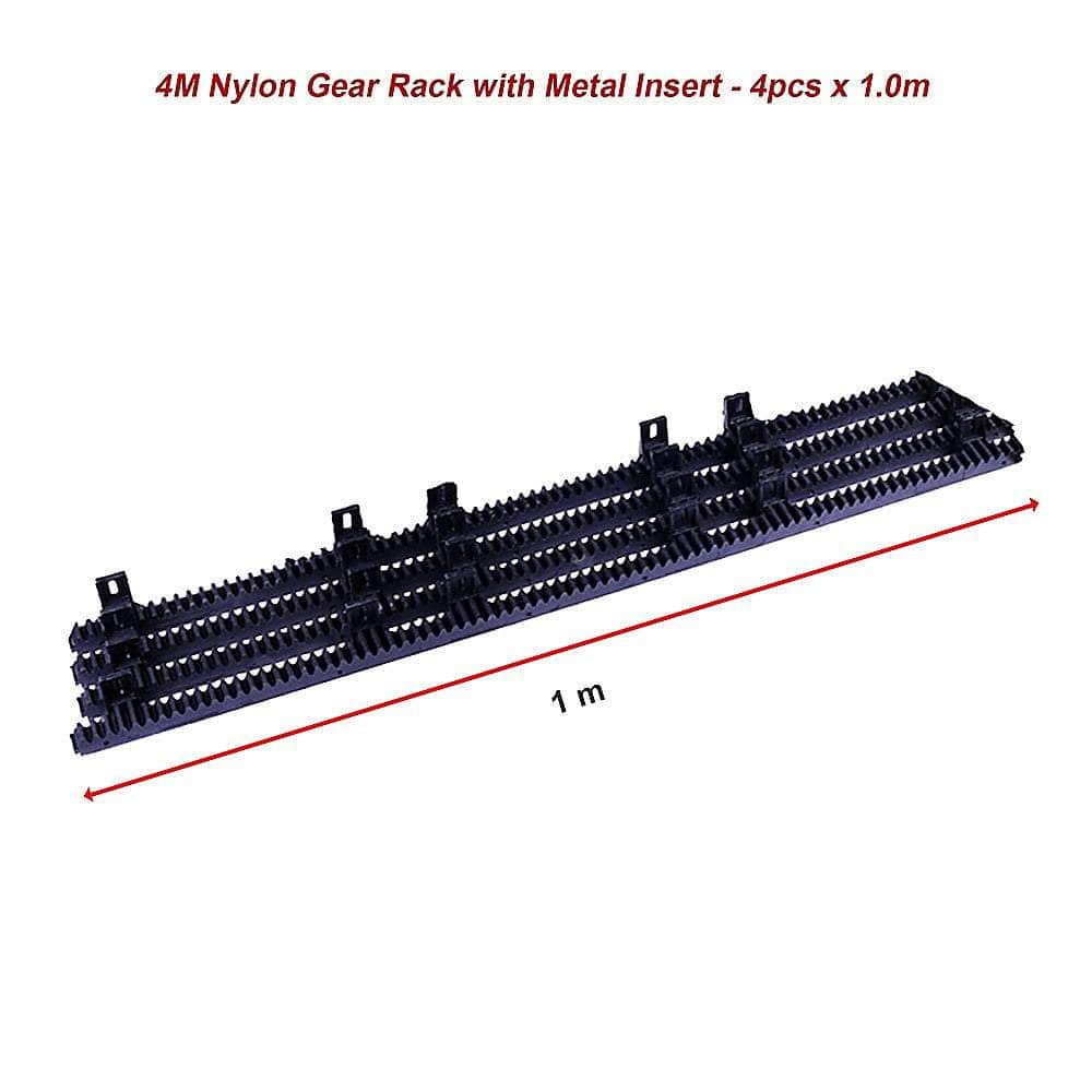Sliding Gate Hardware Accessories Kit - 4M Gear Rack Track