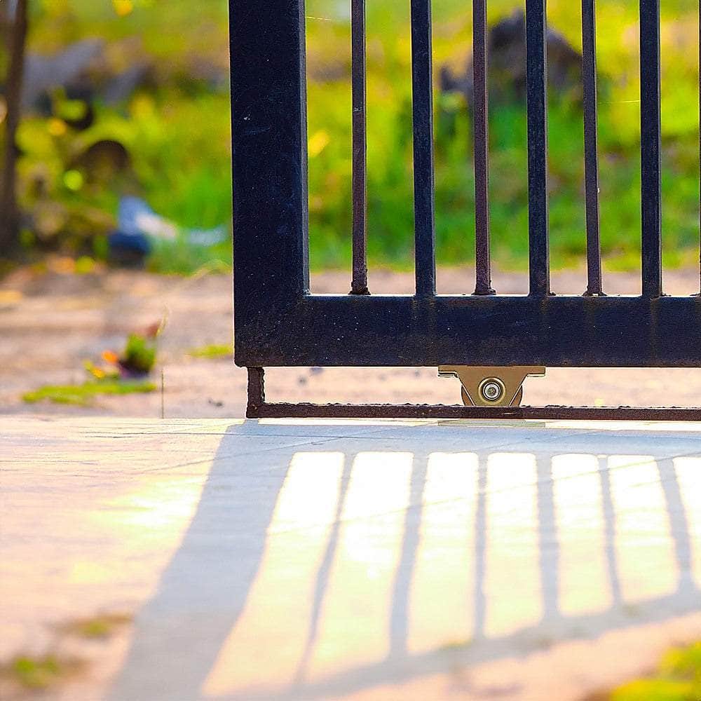 Sliding Gate Hardware Accessories Kit - 6M Track, Wheels