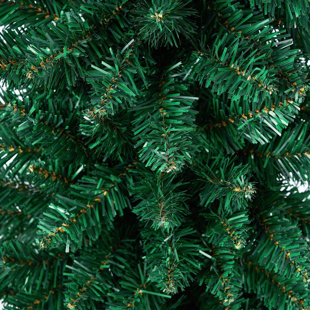 Slim Christmas Tree 1.8M 6FT Green Artificial Xmas Tree for Home Decor