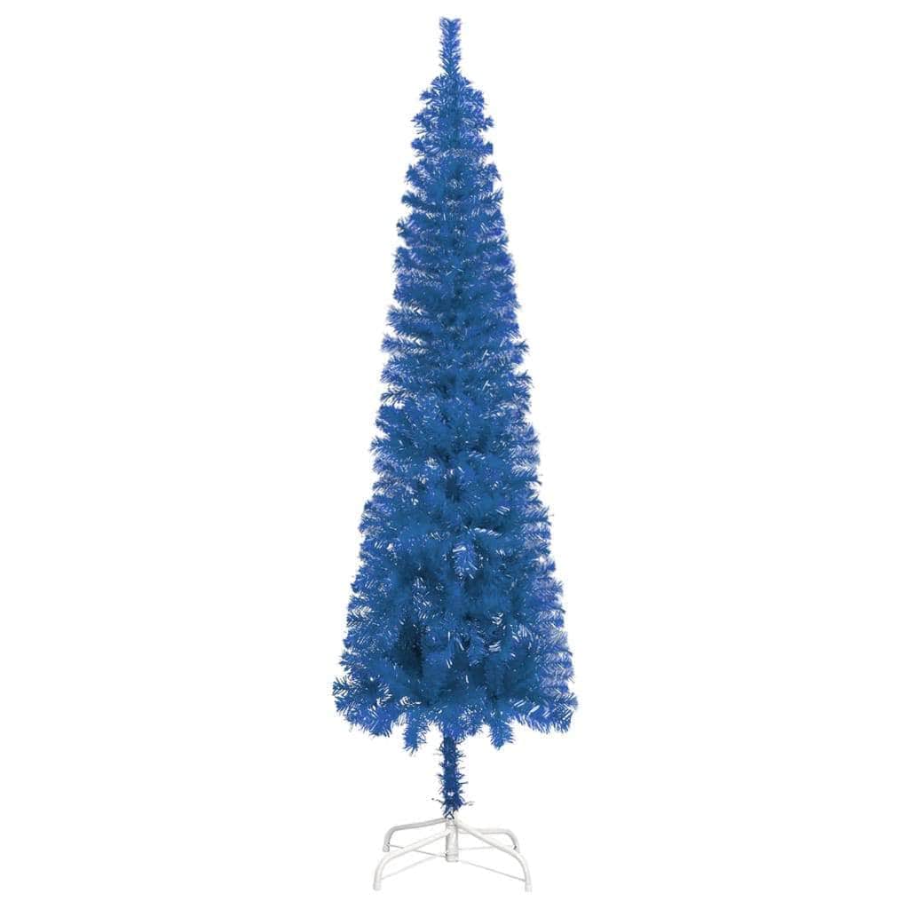 Slim Christmas Tree Blue 240 cm