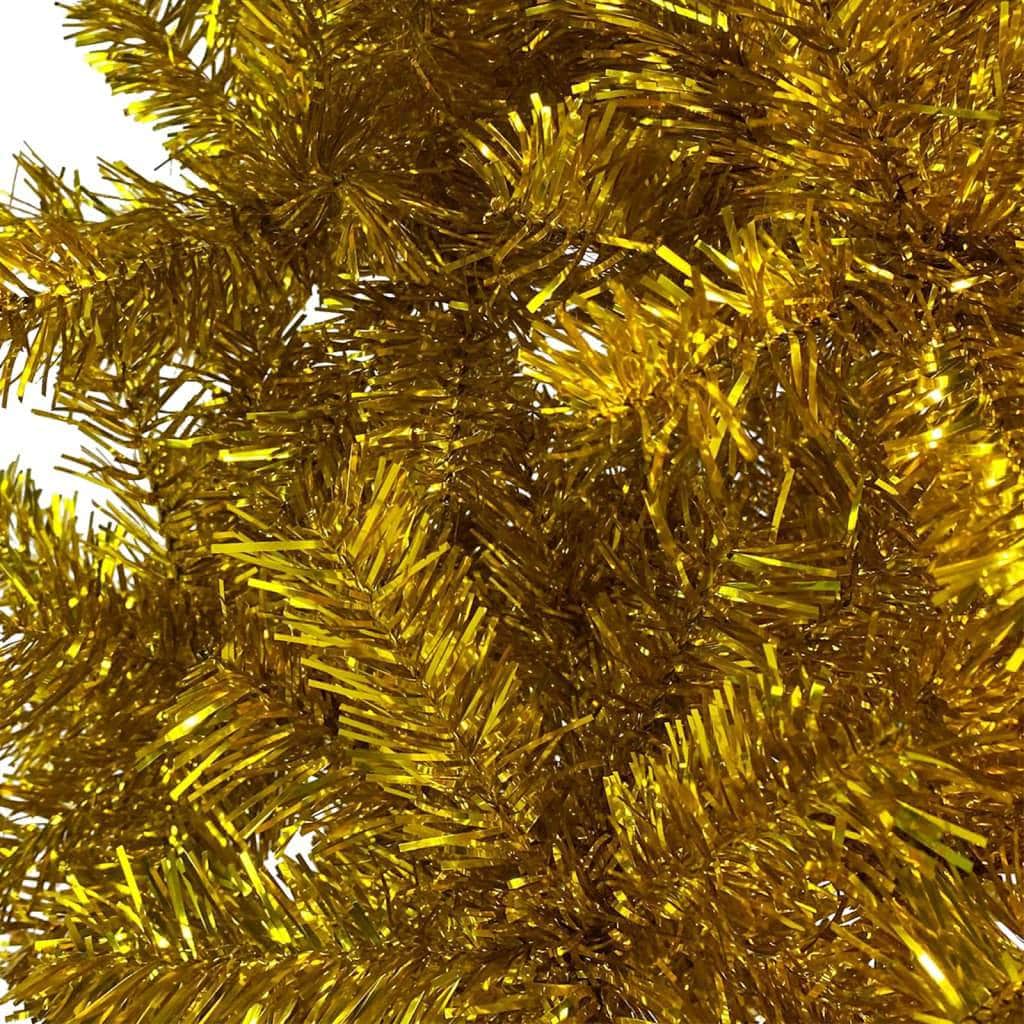 Slim Christmas Tree Gold 240 cm