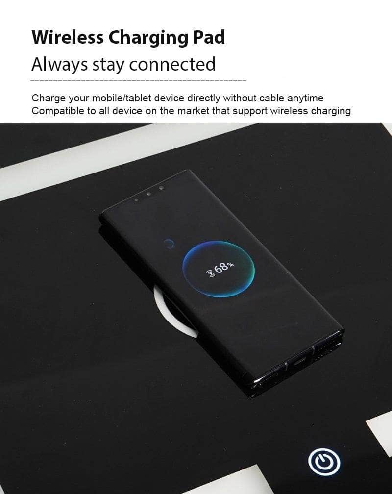 Smart Bedside Tables With 3 Drawers, Wireless Charging, Led Light, Usb (Right Hand)