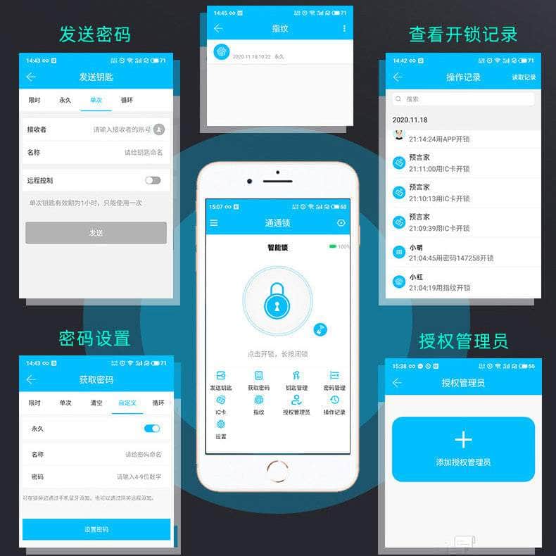 Smart Door Lock: Fingerprint, Bluetooth, App Access